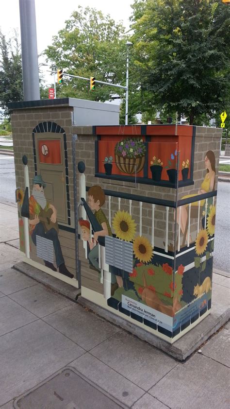 electrical box public art|utility box wrap art.